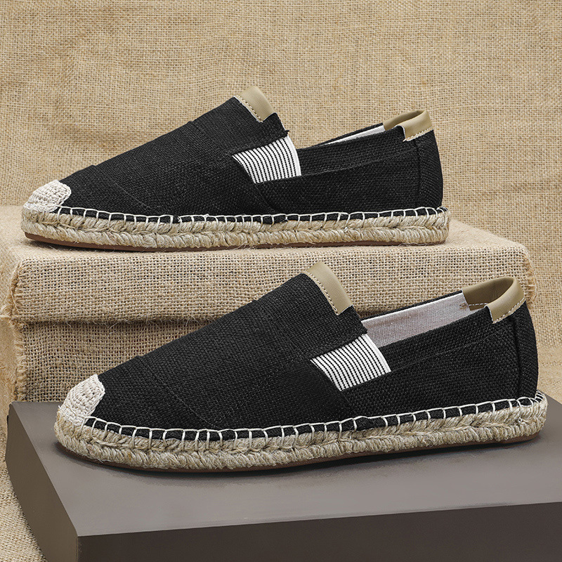 2025 신상 남성 린넨 캐주얼 신발 여성 수제 직조  - Espadrille Slip On 리뷰 및 가격