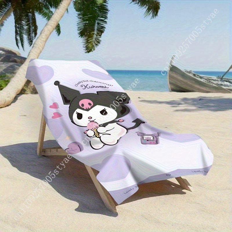쿠로미 비치 타월 여름에 어울리는 재미있고 기분 좋은  - Beach Towel Large 리뷰 및 가격