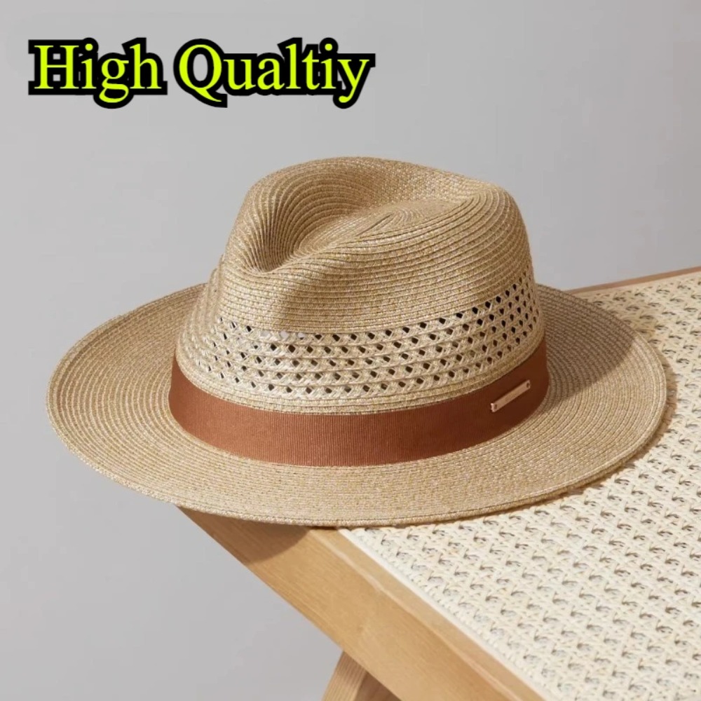 큰 사이즈 60cm 파나마 재즈 밀짚 모자 남자 여자  - Bucket Hat Straw 리뷰 및 가격