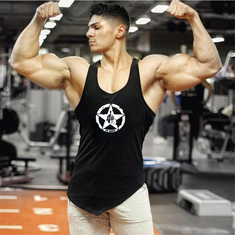 체육관 보디 빌딩 근육 셔츠 여름 민소매 코튼 통기성  - Tank Top Muscle 리뷰 및 가격