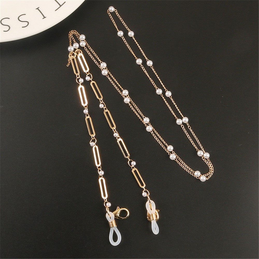 여성용 선글라스 마스킹 체인, 아크릴 진주 크리스탈 안 - Sunglass Retainer Cord 리뷰 및 가격