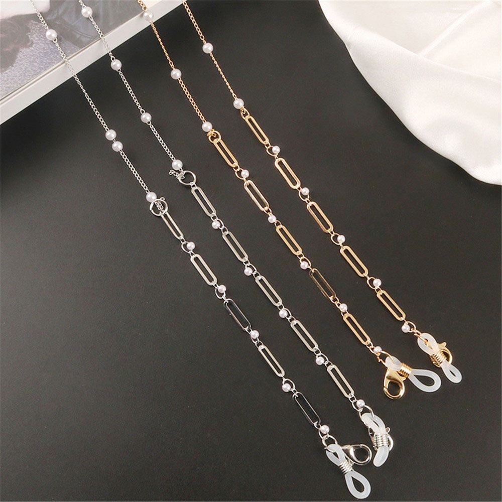 여성용 선글라스 마스킹 체인, 아크릴 진주 크리스탈 안 - Sunglass Retainer Cord 리뷰 및 가격