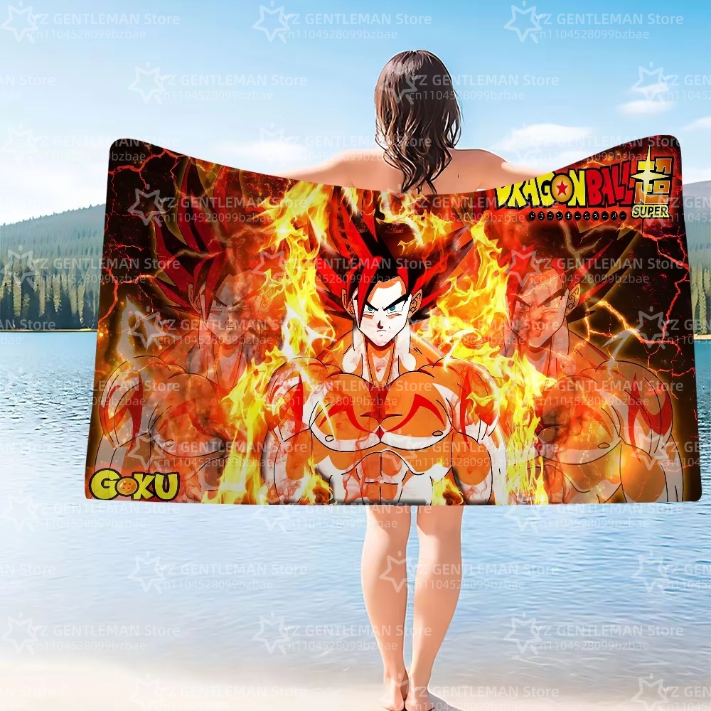 비치 타월 드래곤 볼 욕실용 목욕 타월 사우나 개인 관 - Beach Towel Large 리뷰 및 가격