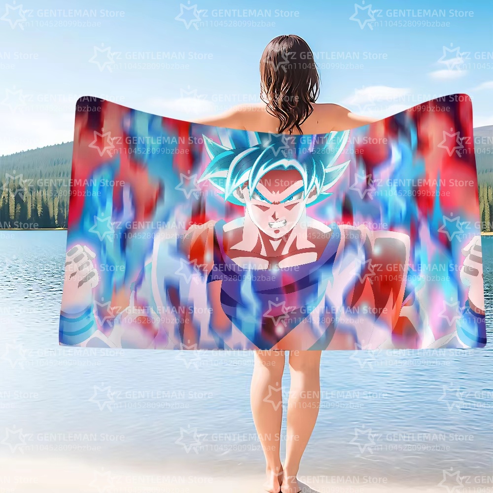 비치 타월 드래곤 볼 욕실용 목욕 타월 사우나 개인 관 - Beach Towel Large 리뷰 및 가격