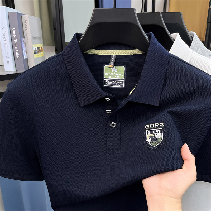 남성용 폴로 셔츠 반팔 자수 피케 니트 화이트 라이트  - Polo Shirt Pique 리뷰 및 가격